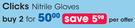 Clicks Nitrile Gloves-For 2 Per Offer