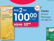 Clicks Arnica Massage Oil