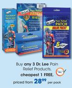Dr. Lee Pain Relief Products-Per Pack