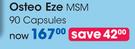OsteoEze MSM 90 Tablets