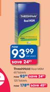 Threshold Real MSM 60 Tablets-Per Pack