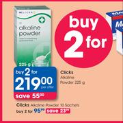 Clicks Alkaline Powder 10 Sachets-For 2