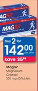 MagSR Magnesium Chloride 535mg-2x60 Tablets Per Offer