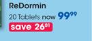 Redormin 20 Tablets-Per Pack