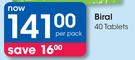 Biral 40 Tablets-Per Pack