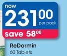 Redormin 60 Tablets-Per Pack