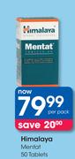 Himalaya Mentat 50 Tablets-Per Pack