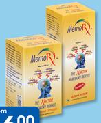 MemoRX 60 Capsules Or Tablets-Each