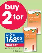 Clicks Viral Eeze Plus 60 Capsules-For 2