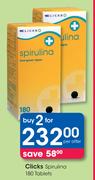 Clicks Spirulina 180 Tablets-For 2