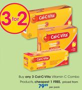 Cal-C-Vita Vitamin C Combo Products-Per Pack