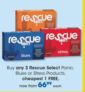 Rescue Select Panic, Blues Or Stress Products-Each