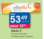Efferflu C Immune Booster 20 Effervescent Tablets-Per Pack