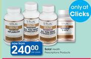 Solal Health Prescriptions Products-Per Pack