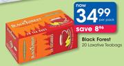 Black Forest 20 Laxative Teabags-Per Pack