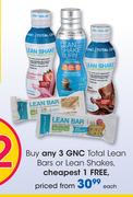 GNC Total Lean Bars Or Shakes-Each