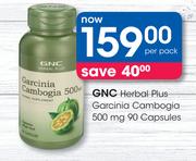 GNC Herbal Plus Garcinia Cambogia 500mg 90 Capsules-Per Pack