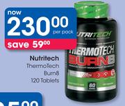 Nutritech ThermoTech Burn8 120 Tablets-Per Pack