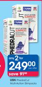 USN Phedracut Multi-Action Slimpacks-For 2 Per Offer