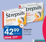 Strepsils 24 Throat Lozenges-Per Pack