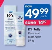 KY Jelly Personal Lubricant-57g Each