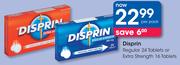 Disprin Regular 24 Tablets Or Extra Strength 16 Tablets-Per Pack