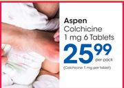 Aspen Colhicine 1 mg 6 Tablets-Per Pack