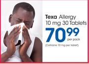 Texa Allergy 10 mg 30 Tablets-Per Pack