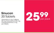 Sinucon 20 Tablets-Per Pack