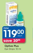 Optive Plus Eye Drops-10ml Each