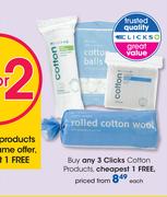 Clicks Cotton Products-Each