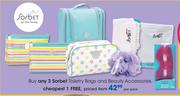 Sorbet Toiletry Bags & Beauty Accessories-Per Pack
