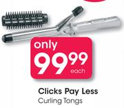 Clicks Pay Less Curling Tongs-Each