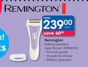 Remington Battery-Operated Lady Shaver WDF4815C-Each