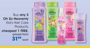 Oh So Heavenly Kids Hair Care Products-Each