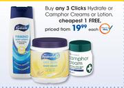 Clicks Hydrate Or Camphor Creams Or Lotion-Each