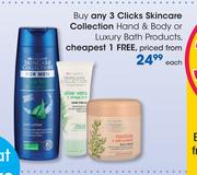 Clicks Skincare Collection Hand & Body Or Luxury Bath Products-Each