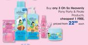  Oh So Heavenly Pony Party & Pirate Products-Each