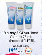 Clicks Hand Creams-75ml