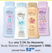 Oh So Heavenly Body Washes-720ml Each