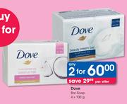 Dove Bar Soap-2x4x100g 