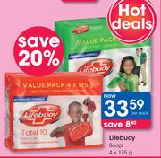 Lifebuoy Soap-4x175g Per Pack