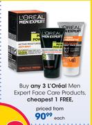 L'Oreal Men Expert Face Care Products-Each