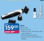 Wahl Quick Style Lithium Trimmer-Each