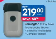 Remington Rotary Travel Rechargeable Shaver-Each