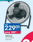 Safeway 23cm Metal Floor Fan-Each