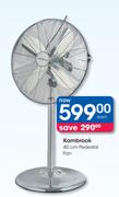 Kambrook 40cm Pedestal Fan-Each