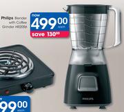 Philips Blender With Coffee Grinder HR2056-Each