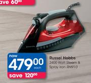 Russel Hobbs 2400 Watt Steam & Spray Iron RHI910-Each