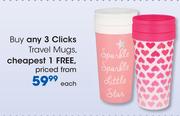 Clicks Travel Mugs-Each
